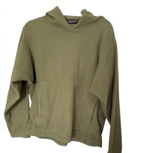 Patagonia Olive Hooded Fleece Pullover
